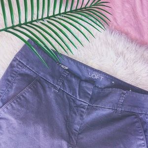 LOFT Skinny chino crop grey pants
